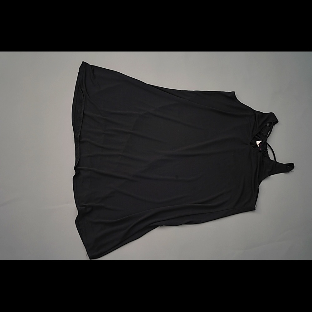 BLACK SHORT EVENING DRESS - Picture 2 of 2